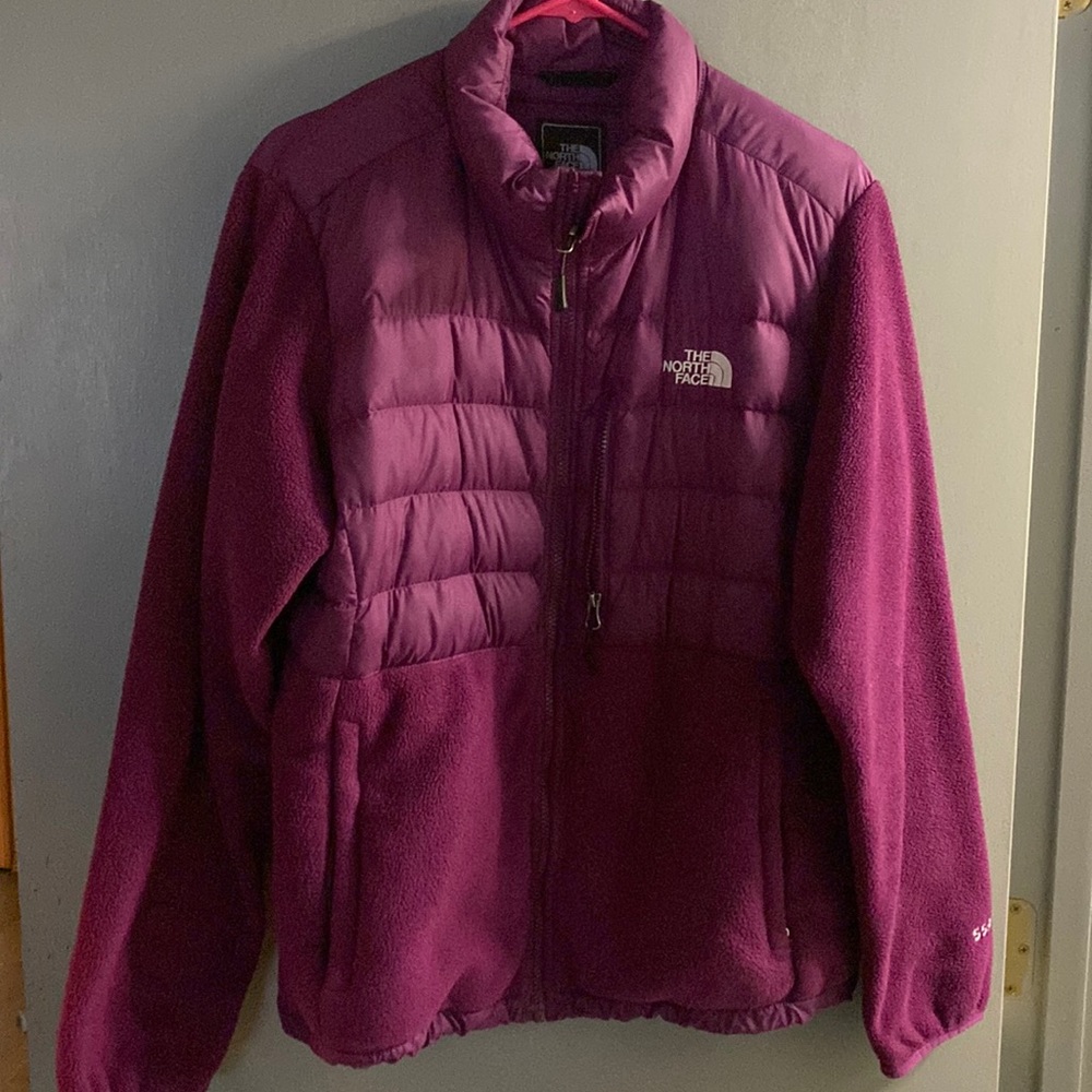 North face fleece and down jacket